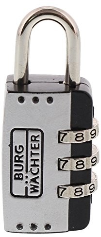 Burg Wächter Burg-Wächter skrzynka na zwykłym papierze (zamek szyfrowy, grubość 3,5 MM na deskę do prasowania, 3 zahlenrollen, Combi Lock 72 25 SB Combi 72 25 SB