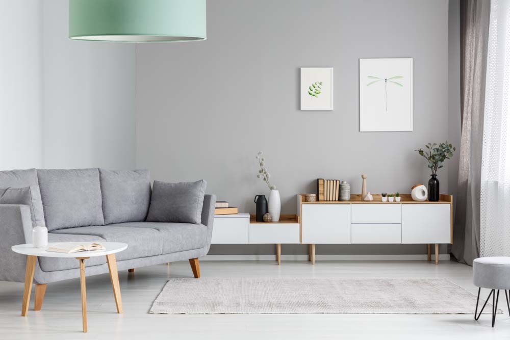 LYSNE Okrągła lampa sufitowa do sypialni DUBAJ fi 50 cm 14528/110111