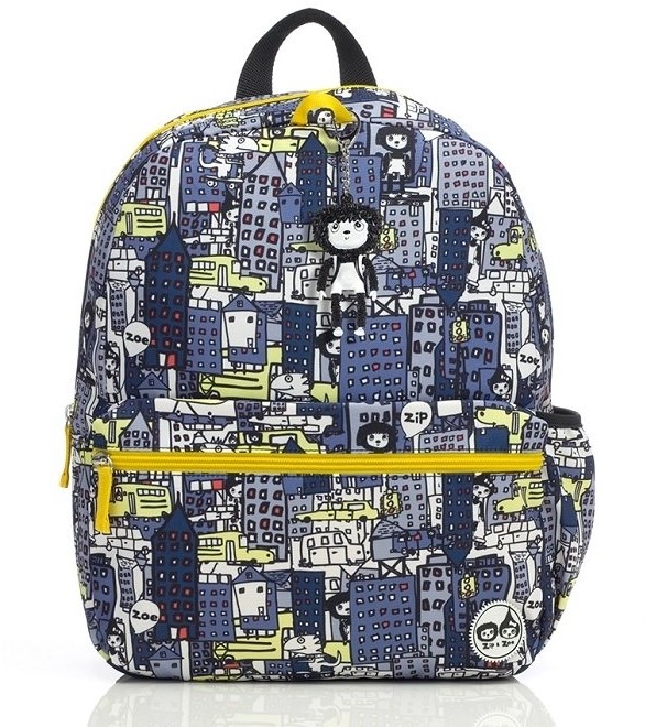 Zip & Zoe, plecak przedszkolaka Junior City Print