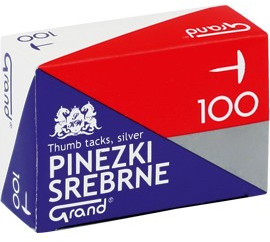 KW Trade Pinezki srebrne