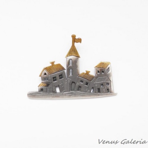 Zawieszka srebrna - Senne miasteczko 49
