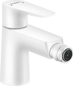 Hansgrohe 71720700 Talis E Jednouchwytowa bateria bidetowa z kompletem odpływowym DN19 mat biały