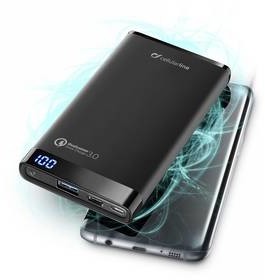 Manta Power Bank CellularLine Freepower Pro 8000mAh QC 3.0 USB-C FREEPMANTA8QCCK) Czarna