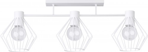 Sigma VIKI 3 31761 biała lampa sufitowa na 3 żarówki metalowe klosze loft do salonu 31761