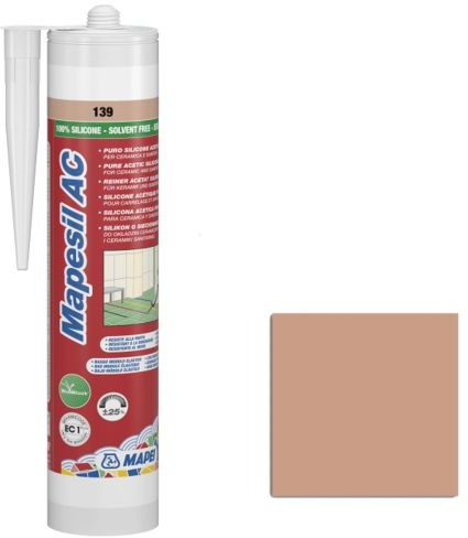 Mapei Silikon sanitarny 139 Pudrowy 310 ml