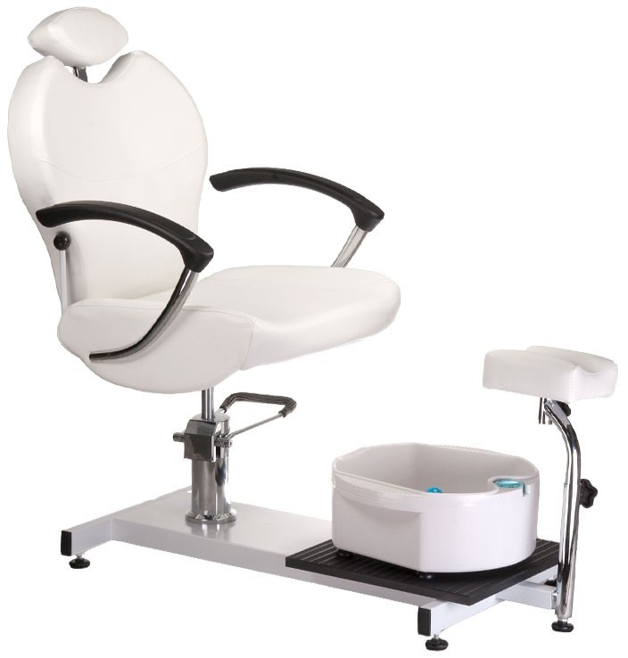 Beauty System Fotel do pedicure z masażerem stóp BR-2301 biały BSBR-2301