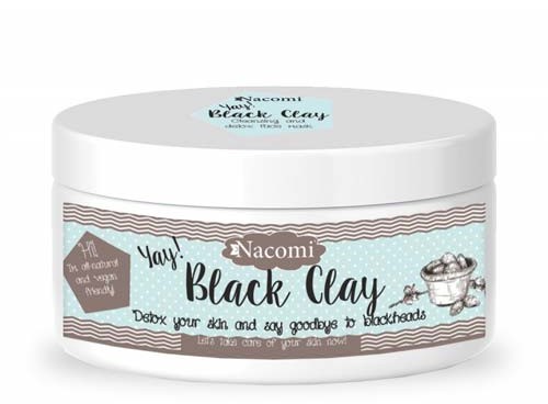Nacomi Glinka czarna do twarzy - Black Clay Glinka czarna do twarzy - Black Clay
