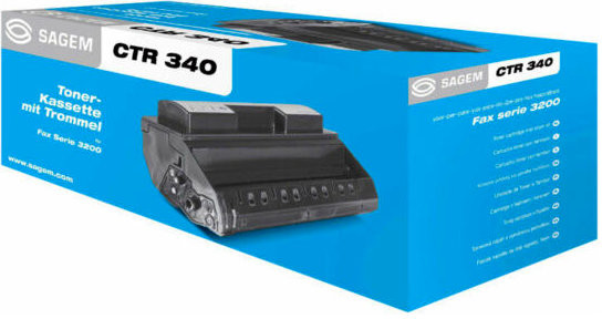 Sagem Wyprzedaż Oryginał Toner Sagem CTR340 L24FC0724 906115313101 do Sagem Fax-3240 Fax-3245 MF-3260 MF-3265 | 3 000 str | czarny black opakowanie zastępcze CTR340_BP_wyp