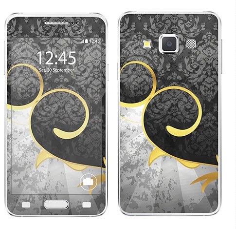 Samsung Royal Sticker Royal tatuaż ścienny RS. 118130 samoprzylepny do Galaxy A3 motyw Royal Design RS.118130