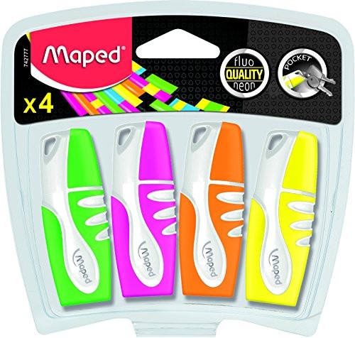 Maped m742777  Textmarker Fluo Peps Pocket Soft, opakowanie  szt 742777