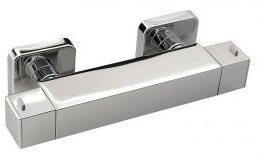 Sapho DIMY bateria prysznicowa naścienna, termostatyczna, chrom (UN57155) DM245