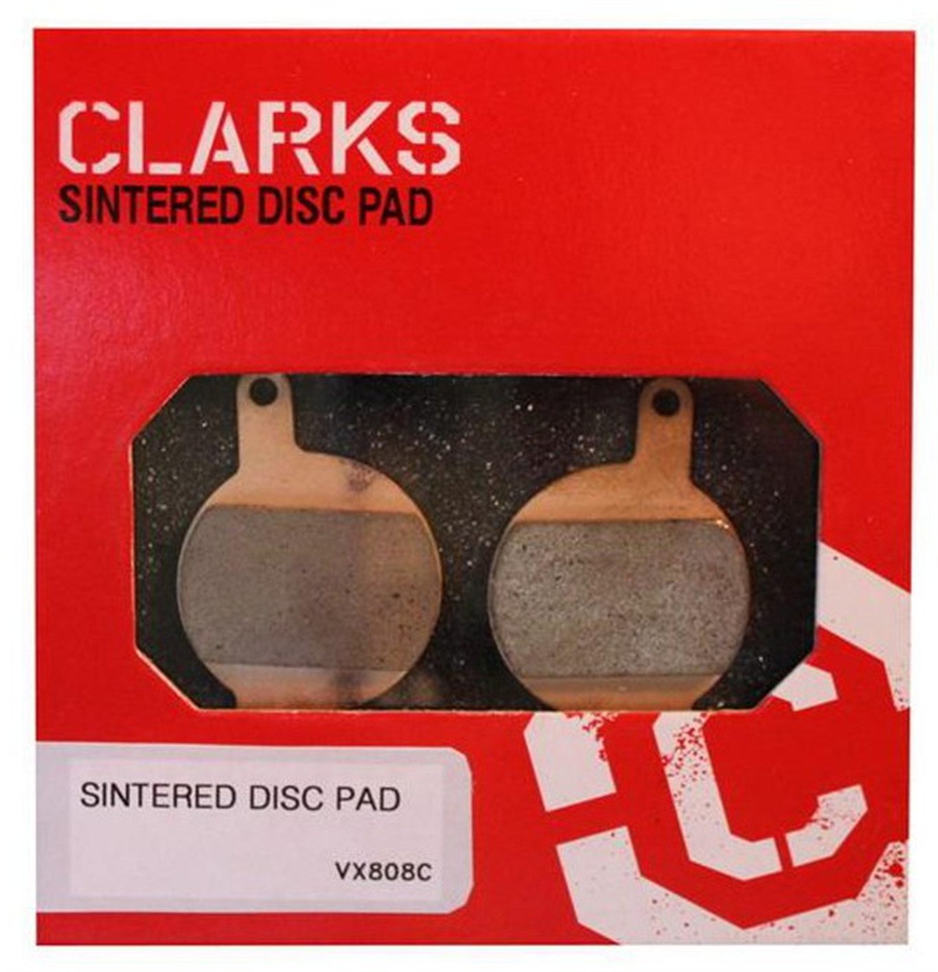 CLARK'S Klocki hamulcowe  VX808 szary / Materiał: żywiczne