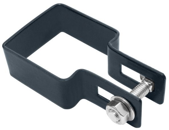 Polargos Obejma do słupka  początkowa 50 x 50 mm ocynkowana antracyt