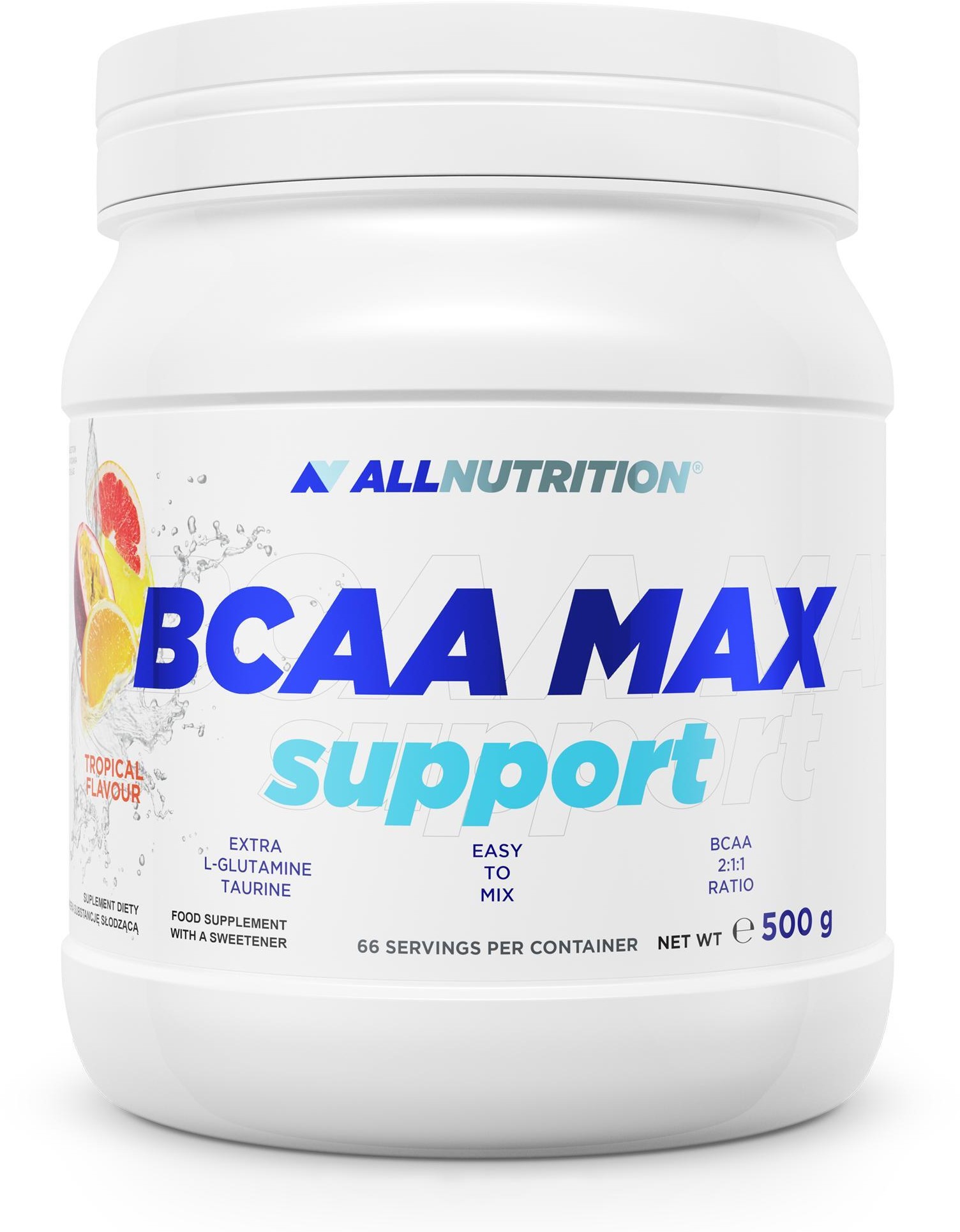 ALLNUTRITION BCAA MAX SUPPORT 500g TROPICAL unisex
