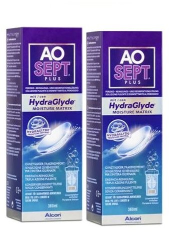 Alcon AO SEPT PLUS HydraGlyde 2x360 ml