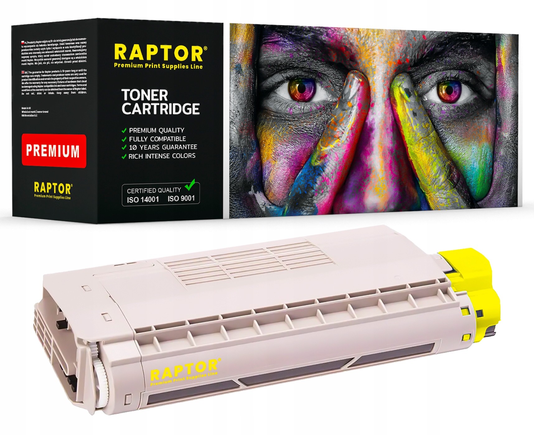 Toner Do Oki C822DN C822N C822CDTN Żółty 44844613