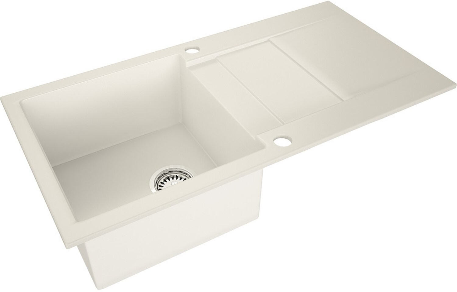 AXIS GROUP Zlew Cascada 40 1-komorowy pure white