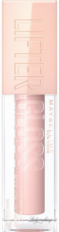 Maybelline LIFTER GLOSS + HYALURONIC ACID - Błyszczyk do ust z kwasem hialuronowym i witaminą E - 5,4 ml - 002 - ICE MAYGYU05
