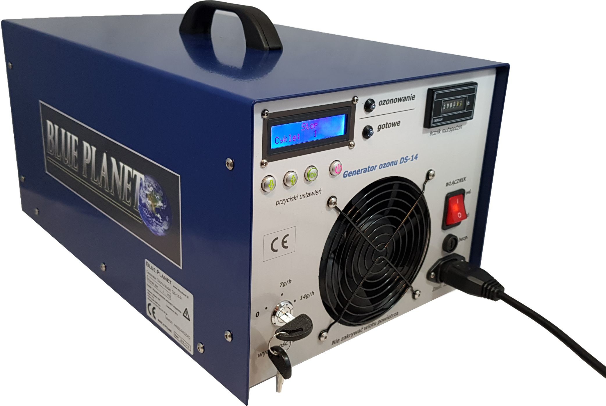 Blueplanet Generator ozonu 14g/h ozonator DS-14-R