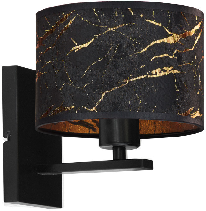 LYSNE Kinkiet nad łóżko z marmurowym abażurem ELVORA MARMUR 14553/461