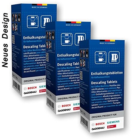 BSH Tabletki  Bosch/Siemens 00311864 odkamieniania, 3 X 6 sztuki 00311556