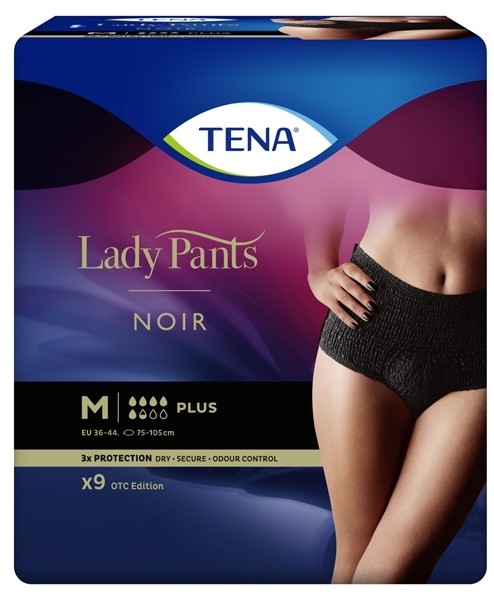 SCA Tena SCA Hygiene Products Majtki chłonne Lady Noir rozmiar M x9 sztuk