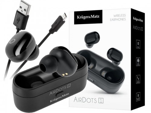 Kruger&Matz Air Dots 1 Czarne