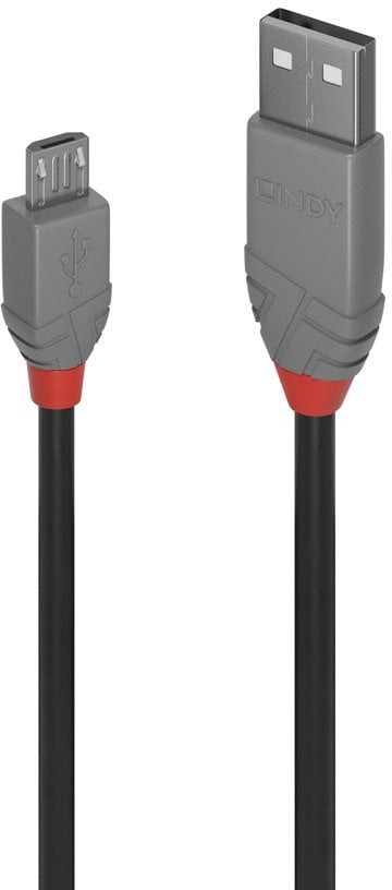 Lindy 36731 Kabel USB 2.0 A Micro-B Anthra Line 0,5m LY-36731