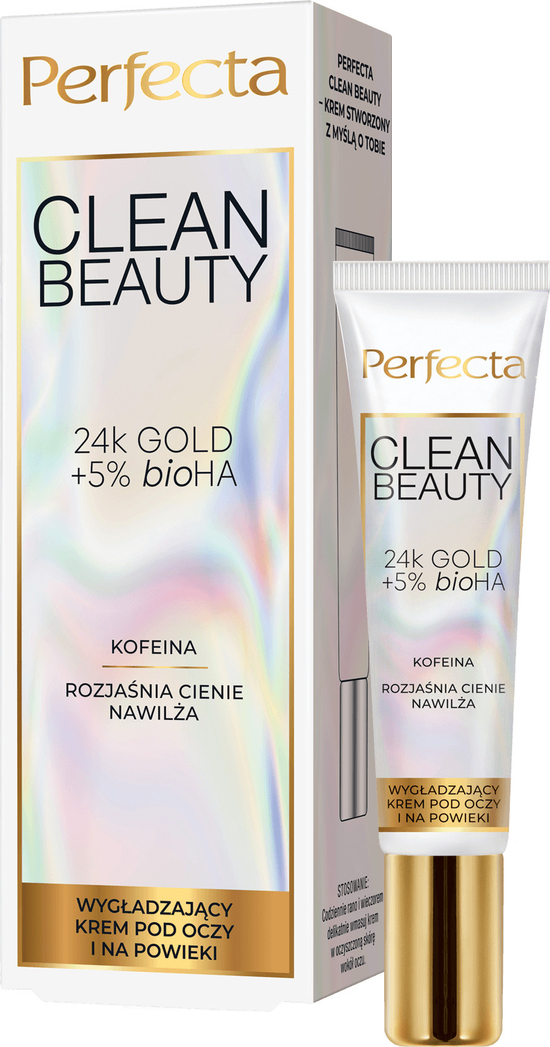 Perfecta Clean Beauty Wygładzający krem pod oczy i na powieki 15 ml 010214917