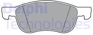 DELPHI Zestaw klocków hamulcowych, hamulce tarczowe LP3365 LP3365