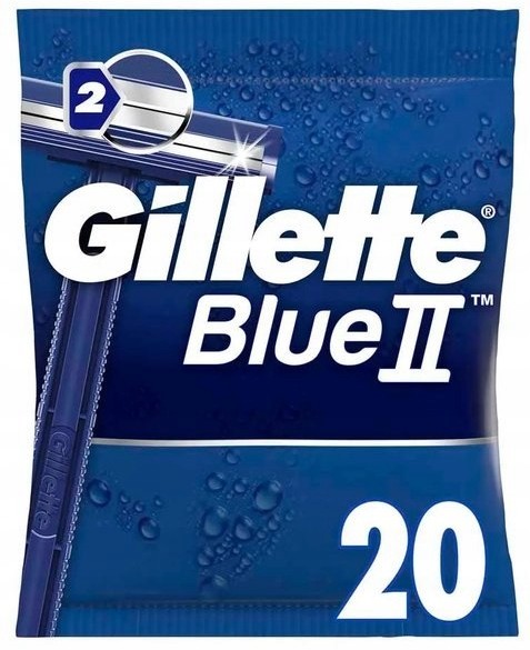 Gillette Jednorazowe Maszynki Blue 20 Szt