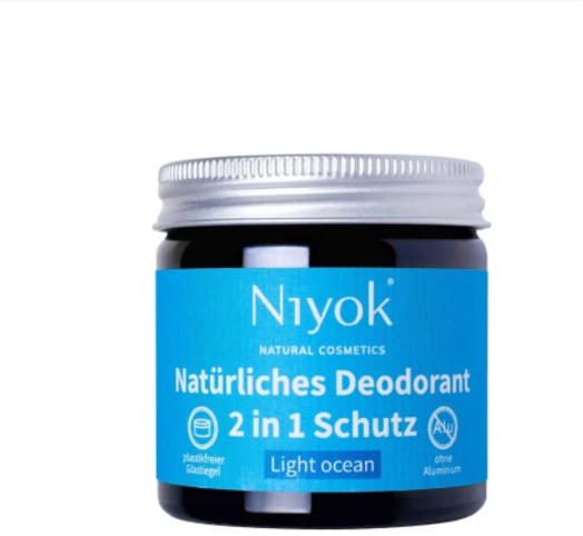 Niyok Dezodorant i antyperspirant w kremie 2w1 LIGHT OCEAN 247/5014