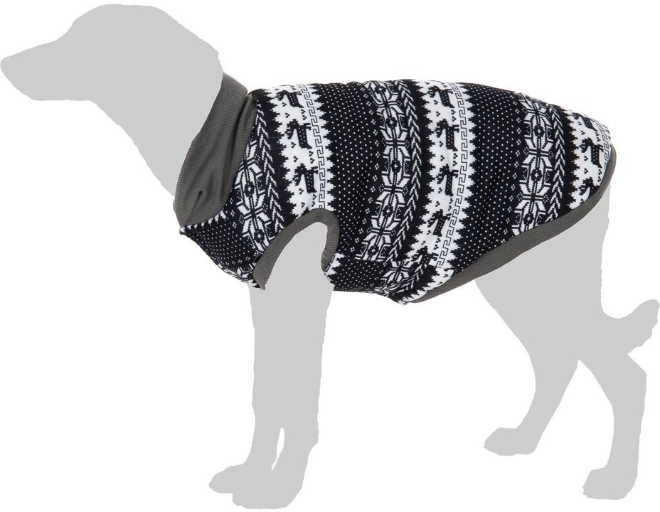 Zooplus Exclusive Sweterek dla psa, z norweskim wzorem - Dł. grzbietu: ok. 50 cm