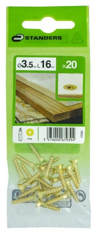 STANDERS Wkręt 3.5 x 16 mm 20 szt.