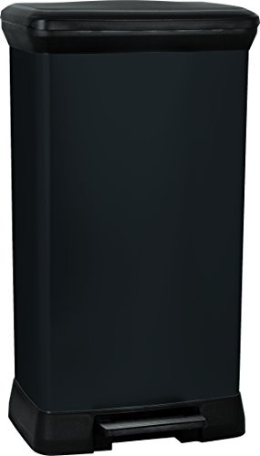 Curver 187177 kosz na śmieci z pedałem, prostokątne, 50 L, polipropylenu, 39 x 29 x 73 cm, 50 l 187179