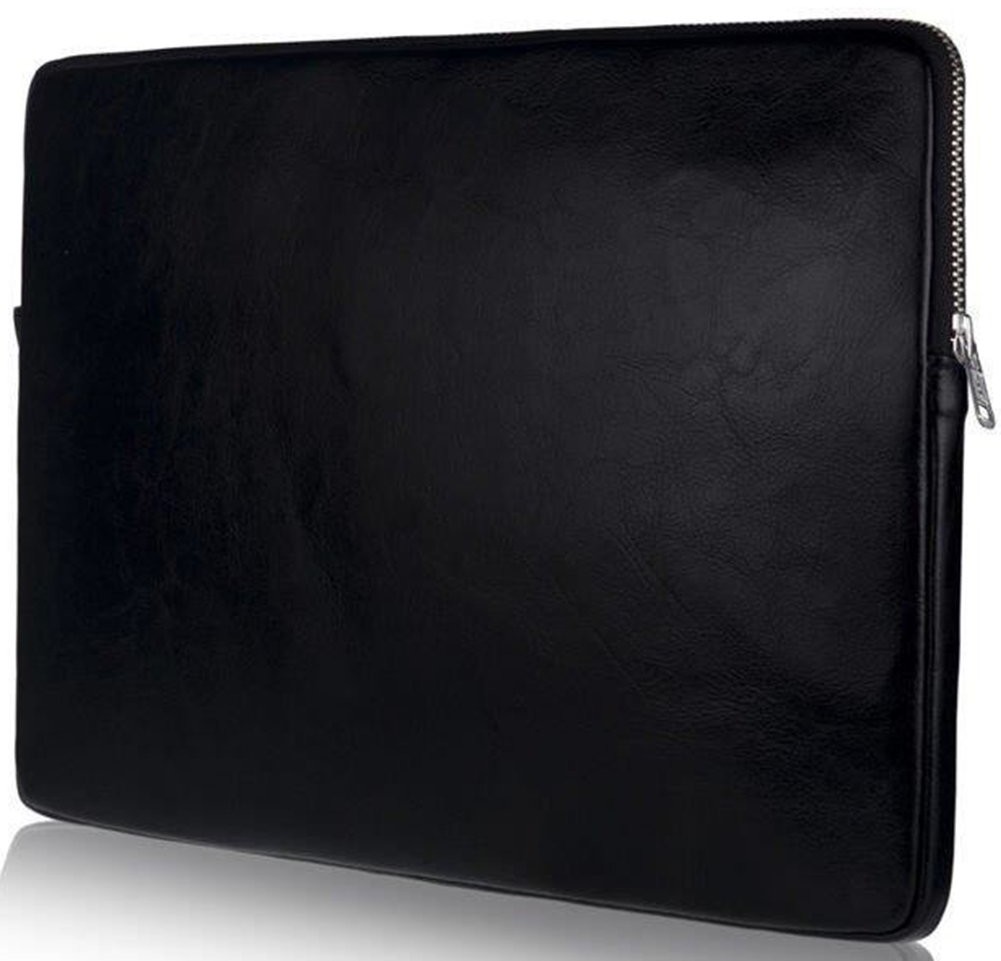KEMER Skórzany pokrowiec na laptopa 15' SA23A Czarny POKROWIEC NA LAPTOPA SA23A 15CALI BLACK-0