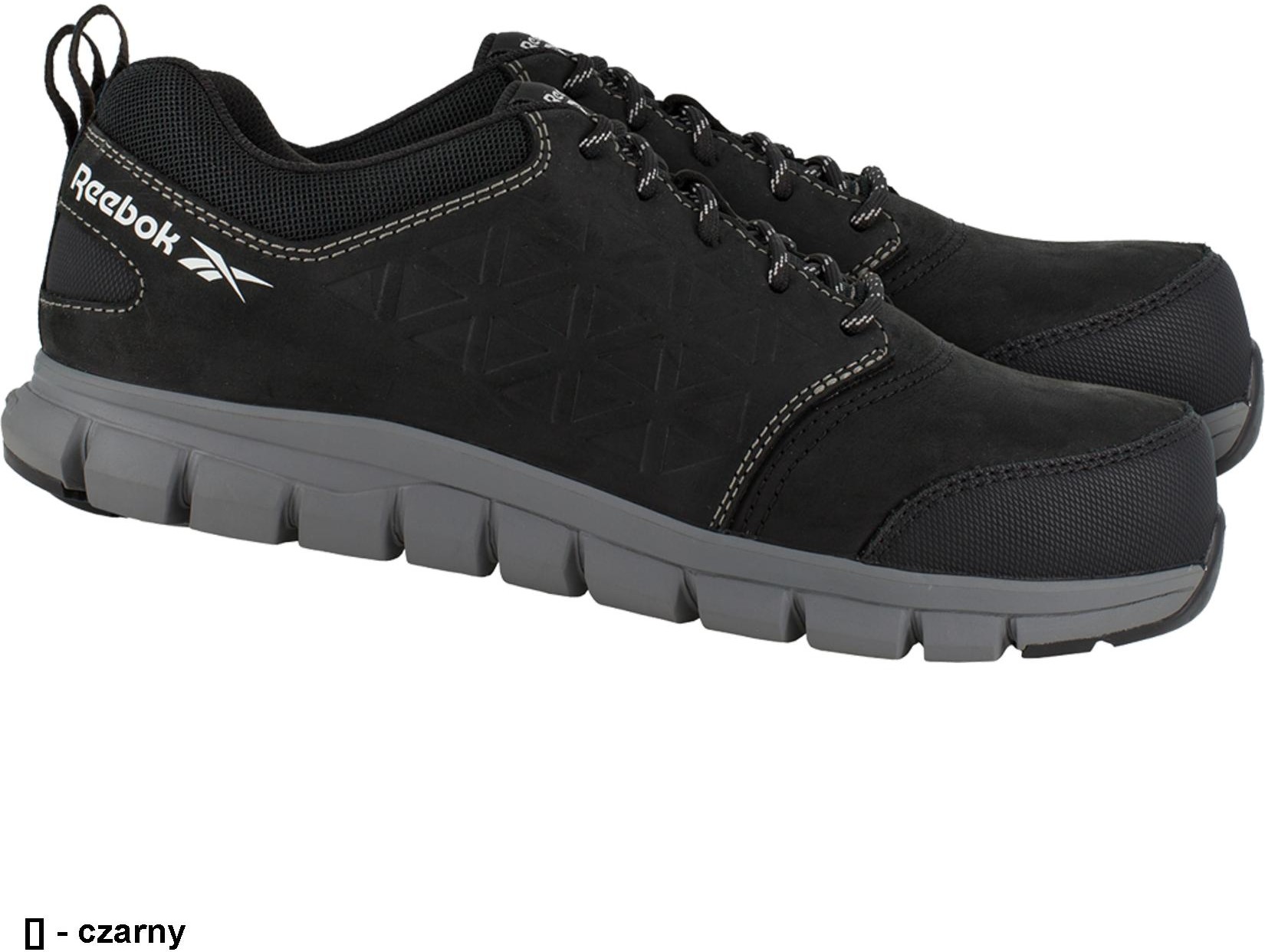 Reebok BREEBOK-1036 S3 SRC - REEBOK - bezpieczne półbuty, wodoodporna skóra zamszowa, aluminiowy podnosek - 39-47. BREEBOK-1036