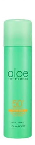 Holika Holika Aloe Ice Cooling Sun Spray SPF50 ++++ Spray przeciwsłoneczny 100 ml