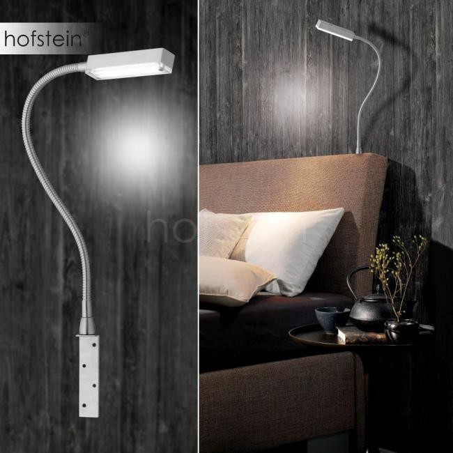 Honsel Oświetlenie Raik Lampy nocne LED Nikiel matowy, 1-punktowy 30602