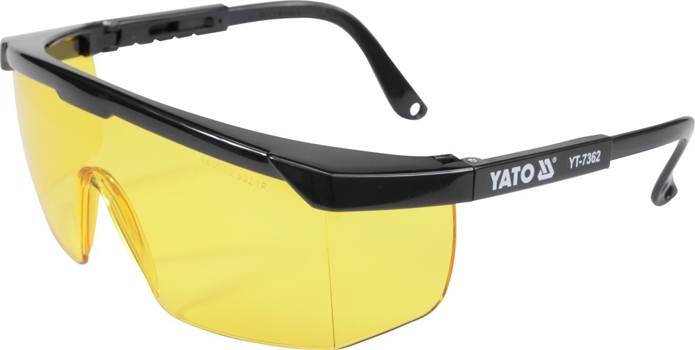 YATO OKULARY OCHRONNE ŻÓŁTE TYP 9844 yt-7362