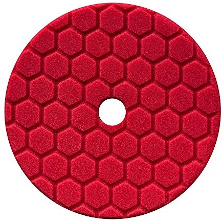Chemical Guys pad polerski hex-logic quantum średnio twardy., 140 mm, czerwony BUFX117HEX5