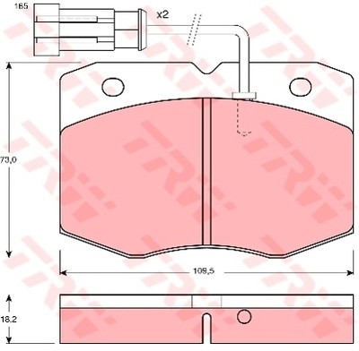 TRW KFZ Ausruestung GmbH) KFZ Ausruestung GmbH) GDB1356 GDB1356