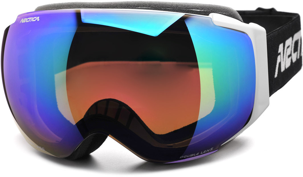 Arctica Gogle narciarskie, G-101c, bezramkowe + revo