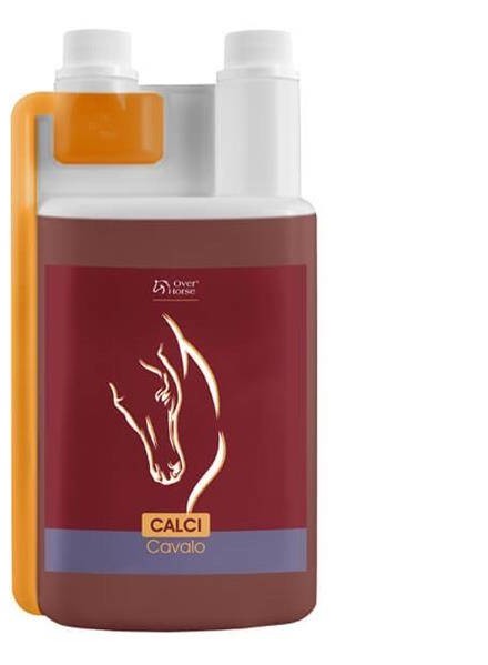 OVER HORSE CALCI Cavalo 1 l Produkt redukujący ryzyko wystąpienia niedoboru wapnia i witamin u klaczy źrebnych karmiących i źrebiąt po odsadzeniu