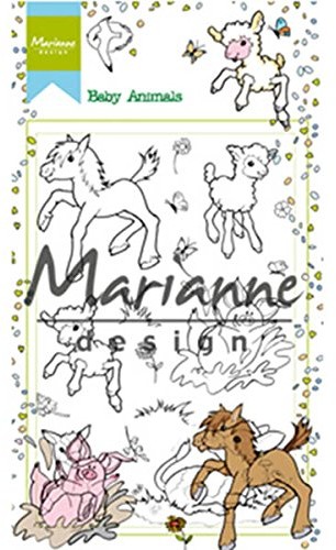 Marianne Design Zestaw stempli  Hetty LED's Baby Animals MDHT1630