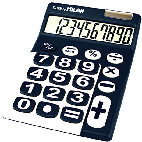 Milan Mailand 150610bbl Blister kalkulator, 10 numerów, elektronicznie, duże przyciski M150610BBL