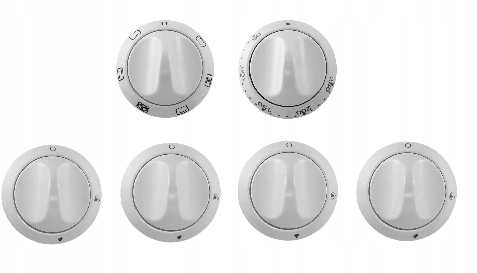 Mastercook Pokrętła Kuchenki Dynamic Kge 3415 6szt