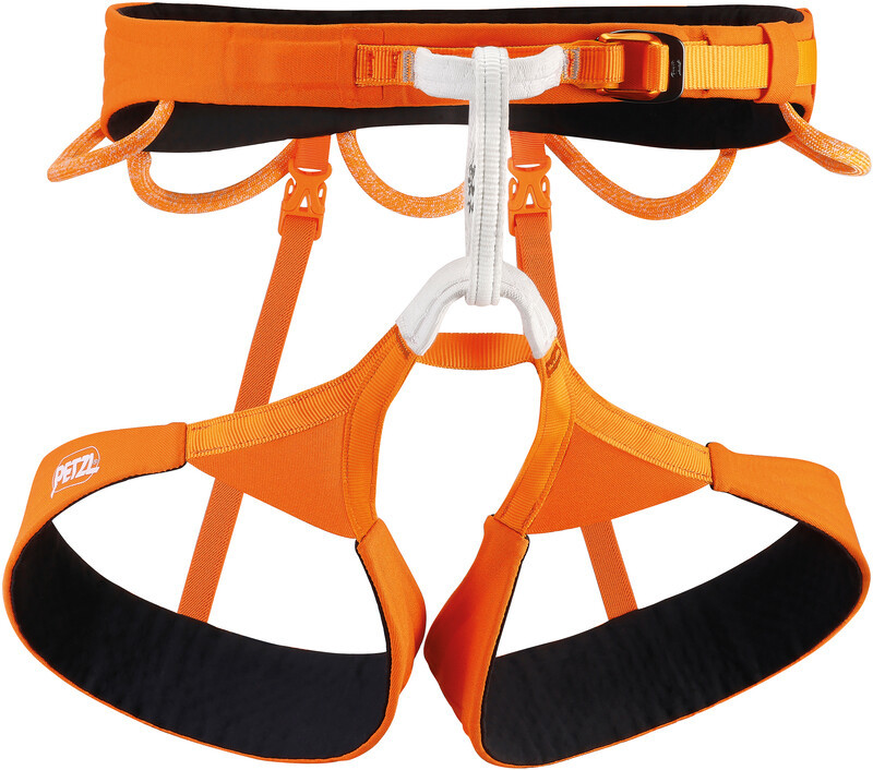 Petzl HIRUNDOS Harness, pomarańczowy XS 2022 Uprzęże biodrowe C036BA00