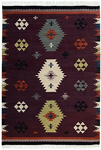 Bakero dywan Kilim Classic KL-161, wełna, kolorowa, 230x170 x 0,80 cm bain0019697