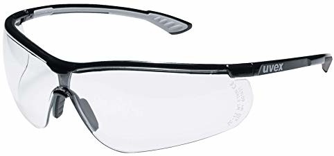 Uvex Sportstyle okulary ochronne przezroczyste okulary robocze czarno-białe